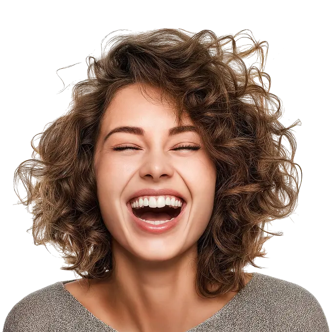 Women with curly hair